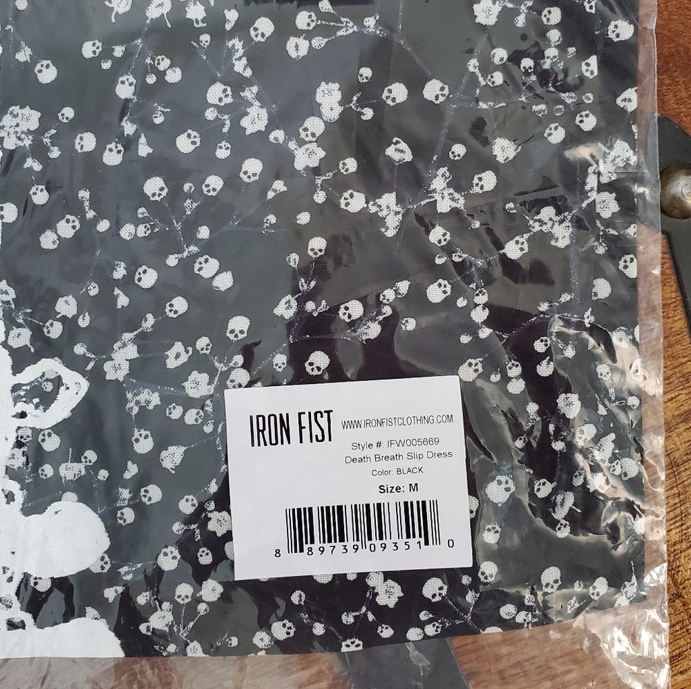 ☠ Iron Fist Death Breath Slip Dress ☠ - Picture 10 of 16